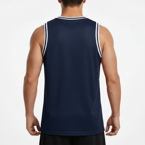 Camiseta de malla de verano para hombre de alta calidad 2026 al por mayor, camiseta deportiva informal de baloncesto con pantalones cortos, sublimada OEM - Product Image 3