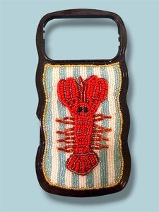 Coque de téléphone en acier inoxydable faite à la main avec broderie de perles de cristal, thème bouddhiste, modèle de protection de luxe pour smartphone - Product Image 3