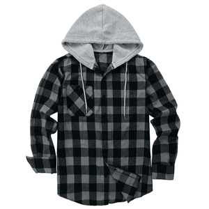 Men's <b>Red</b> Plaid Long Sleeve Casual Flannel <b>Shirt</b> With Turn-Down Collar And Two Pockets Autumn Wear - Product Image 5