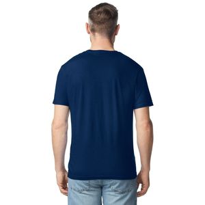 เสื้อยืดคอวีผู้ชาย สีกรมท่า น้ำหนักเบา นุ่ม ระบายอากาศได้ดี แขนสั้น สวมใส่สบาย ผ้าคอตตอนผสม เหมาะสำหรับใส่ทุกวัน ออกกำลังกาย - Product Image 3