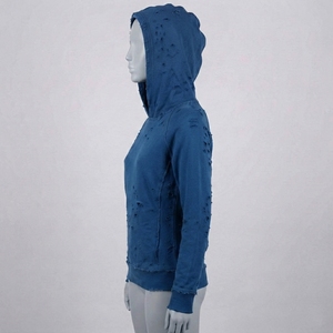 Sudaderas con Efecto Desgastado para Mujer, Ropa Informal de Algodón y Felpa de Primera Calidad con Logotipo Personalizado, Fabricación OEM - Product Image 3
