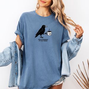Haut court à col rond en molleton ample pour femme, couleurs personnalisables, manches courtes, séchage rapide, décontracté, printemps-été, 220g - Product Image 2