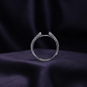 Bague de Fiançailles et de Mariage Romantique en Or Blanc 14K avec Diamant de Laboratoire Certifié IGI, Coupe Brillante, Idéale pour Anniversaire et Cadeau de Fête - Product Image 5