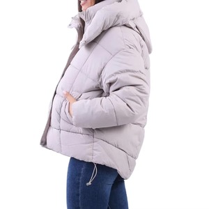 Chaquetas Acolchadas Cortas de Invierno para Mujer, Tejidas en Algodón Teñido, Cálidas, Estilo Bomber, 2026 - Product Image 3