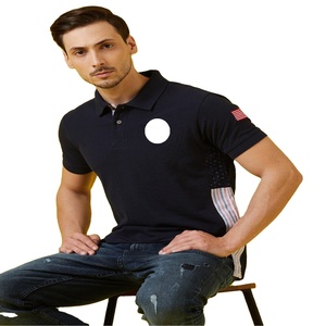 Logo personnalisé polo de luxe à manches courtes imprimé de qualité supérieure polo en coton durable à bas prix pour homme - Product Image 1