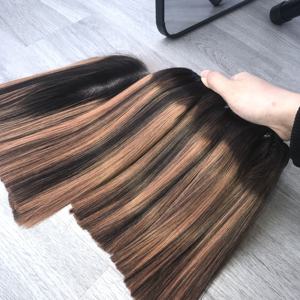 Pour les extensions de cheveux vietnamiens bruts vierges de trame Genius 3 faisceaux d'os droits pour perruques et coiffage - Product Image 4