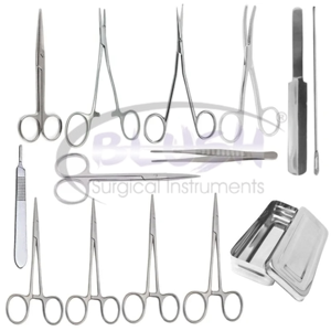 Best Quality 15 pcs Appendectomy Set for Plastic Surgery Stainless Steel Surgical Instruments By <b>Blush</b> Surgical - Product Image 1