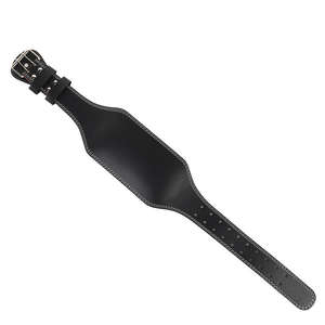 เข็มขัดหนังออกกำลังกายแบบกำหนดเองพร้อมโลโก้ขายส่ง หนังวัวแท้ PU ระบายอากาศได้ดี สำหรับยกน้ำหนักและฝึกความแข็งแรง - Product Image 6