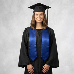 Banda de graduación de satén de alta calidad con el logotipo de la escuela, nombre y año para la ceremonia de graduación de estudiantes de colegios y universidades. - Product Image 4