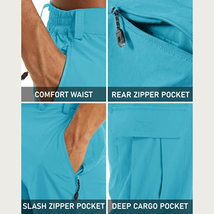 <b>Men's</b> Lightweight Capri Pants <b>Men's</b> Quick Dry Waterproof Outdoor <b>Work</b> <b>Overalls</b> <b>For</b> Hiking Jogging To Wear Breathable Capri Pants - Product Image 5