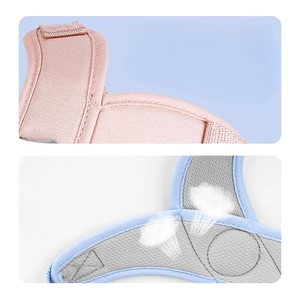 <b>Rower</b> Adjustable Nylon Dog Harness Plaid Pattern Sash Small Bell Pink Buckle Closure for Medium Dogs <b>Machine</b> Wash - Product Image 4