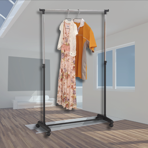 Portable Detachable <b>Clothes</b> Drying Rack with Fashionable Metal Frame <b>for</b> Living Room Standing Type Installation - Product Image 1