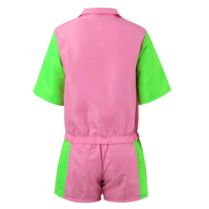 Windbreaker Outdoor Tracksuit Set Windbreaker Short Sets Women's Windproof <b>Zip</b> <b>Hooded</b> 2 Piece Set Outfit - Product Image 3