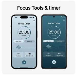Application RoyalCraft Productivity Booster – Outils de concentration, gestion des tâches, suivi des objectifs et de l'efficacité quotidienne IOS/Android/Linux/Mac - Product Image 3