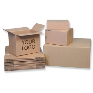 3mm Reusable Corrugated Board Shipping <b>Boxes</b> Flexographic Printed Cartons for Business and Shopping Packaging OEM - Product Image 3