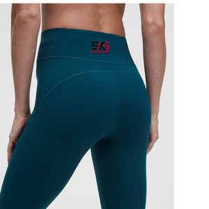 Leggings de yoga taille haute respirants et extensibles avec cordon de serrage, pantalon de sport pleine longueur pour la gym et la course à pied - Product Image 4