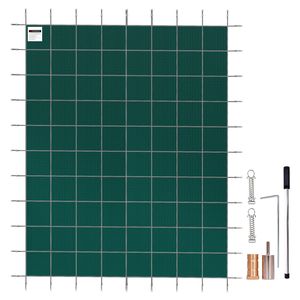 Cubierta de Seguridad Rectangular para Piscina de Invierno de Alta Resistencia, 20 pies x 42 pies, Malla de PVC con Triple Costura, Material PP para Piscinas Elevadas - Product Image 1