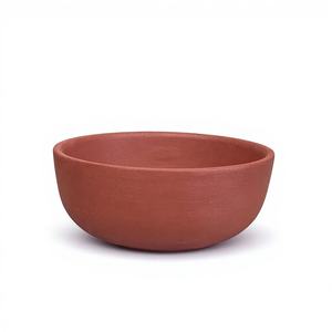 Customized Eco-Friendly Disposable Cookware sets Natural <b>Terracotta</b> Clay Modern Dinnerware <b>Bowl</b> India Exporter - Product Image 1