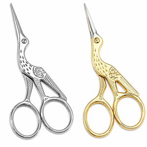 Embroidery <b>Scissors</b> 2PCS Set Stainless Steel Crane Design Sewing <b>Scissors</b> for DIY Crafting - Product Image 6
