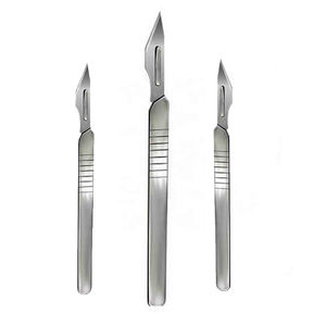 High Quality Reusable Thickened Surgical <b>Scalpel</b> Handle Blade <b>Knife</b> Manual Carbon Steel Stainless Steel CE Narham Enterprises - Product Image 1