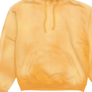 Sweat-shirt jaune moutarde de qualité supérieure – Sweat-shirt unisexe confortable avec poche avant et capuche réglable - Product Image 6