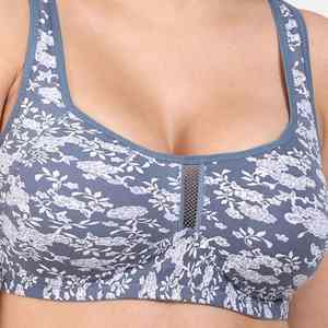 Sujetador Deportivo Personalizado sin Costuras con Nervaduras, de Alta Sujeción, Ligero y Transpirable para Mujer, Top Deportivo para Gimnasio y Entrenamiento - Product Image 4