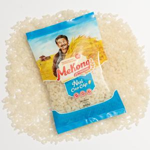Macaroni de riz blanc de qualité supérieure OEM 400g Sans gluten Faible teneur en sodium Sans sucre Sans borax Fabricant du Vietnam - Product Image 4