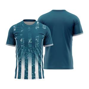 Custom Sublimated Soccer Jersey Unisex Color Blocked Short Lightweight Quick Dry Breathable 100% Polyester Team Uniform OEM ODM - Product Image 1