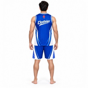 ชุดบาสเก็ตบอลแบบกำหนดเอง เสื้อทีม กางเกงขาสั้น ชุดกีฬา ระบายอากาศได้ดี สำหรับฝึกซ้อมและแข่งขัน - Product Image 2