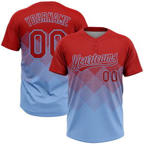 เสื้อเบสบอลซอฟต์บอลแบบสองกระดุม ชุดยูนิฟอร์มสั่งทำพิเศษสำหรับเยาวชน ผู้ใหญ่ ชาย หญิง ชุดทีม - Product Image 1