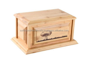 Urne funéraire en bois artisanale pour cendres d'adultes, urnes funéraires humaines, urnes de sépulture de haute qualité - Product Image 4