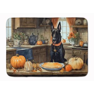 Tapis de cuisine belge Malinois d'automne Tapis anti-fatigue en mousse à mémoire de forme Tapis de bain lavable en machine Citrouilles Coussin de confort Tapis de cuisine - Product Image 1