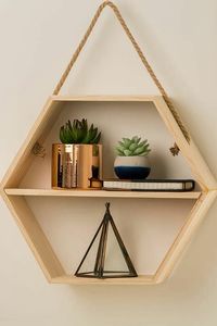 Custom Wooden Wall <b>Shelf</b> Storage Rack For Home Office Restaurant Hotel And Retail Interior Decoration - Product Image 1