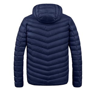 Men's High Quality Winter Bubble Hooded Puffer <b>Jacket</b> Lightweight Linen Shell <b>Warm</b> Outdoor Cotton Filled High Street Style - Product Image 3
