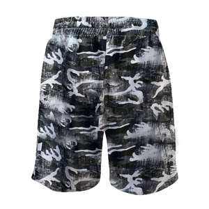 กางเกงขาสั้นออกกำลังกายผู้ชายคุณภาพสูง ผ้าแคนวาสโพลีเอสเตอร์ 100% ระบายอากาศได้ดี กันน้ำ เอวยางยืด สีพื้น ย้อมสีแบบเรียบ ผลิตตามสั่ง เป็นมิตรกับสิ่งแวดล้อม - Product Image 3