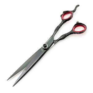 Ensemble de ciseaux de toilettage pour chiens en acier inoxydable, robustes et durables, avec poignée Dragon, ciseaux droits pour chiens et chats, pour les soins des animaux - Product Image 6