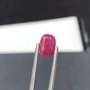 Pierre précieuse ovale en rubis naturel rouge rosé, pierre de naissance de juillet, pierre en vrac, haute qualité, certifiée, bijoux, vente en gros - Product Image 5