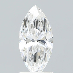 Corte Brillante, Sintético, Cultivado en Laboratorio, Color Blanco D, 1.00 Quilates, Claridad VVS1, Alto Brillo, Certificado IGI, Suelto para Joyería - Product Image 1