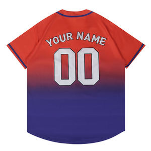Best Quality Custom Men Baseball Jersey Stitched Embroidered Sublimated USA Uniform with Name Logo - Product Image 4