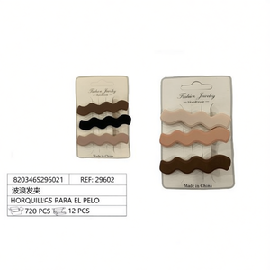 Set di 12 fermagli per capelli ondulati, gioielli alla moda, prodotti in Cina - Product Image 2