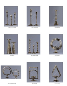 Juego de Portavelas de Metal Moderno, Juego de 3 Piezas, Decoración de Mesa, Portavelas Hecho a Mano Resistente al Calor para Navidad y Pascua - Product Image 6