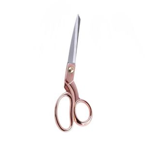 Ergonomic Household Scissors Rose Gold Handle Stainless Steel Multi Function Utility Cutting <b>Tools</b> Home Office Equipment - Product Image 1