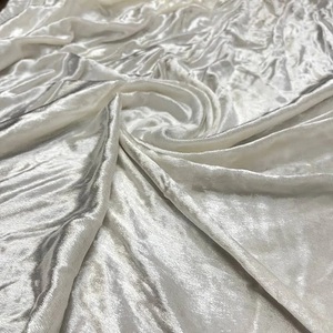 Tela de Terciopelo Viscosa Lisa Teñible Ecológica de 43/44 Pulgadas, Peso Medio 180g/m, Tejida para Prendas y Ropa de Alta Costura - Product Image 1