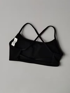 Criss Cross Back Sports <b>Bra</b> Women Strappy Yoga Crop Top <b>Open</b> Back Padded Gym Workout Fitness Activewear Camisole Tank - Product Image 6