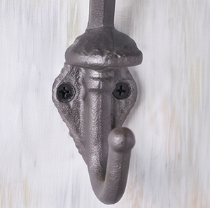 Finest Rustic Wall Mounted Metal <b>Hook</b> Single Heavy Duty <b>Coat</b> Rack For Clothing Storage Stylish Home <b>Decor</b> - Product Image 2
