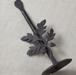 Premium Handcrafted Black Iron Napkin Stand Elegant Leaf Design For Stylish Bathroom <b>Kitchen</b> Use And Tabletop Decor Use - Product Image 2