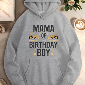 MAMA OF THE BIRTHDAY BOY sudaderas casuales de mujer - Product Image 2