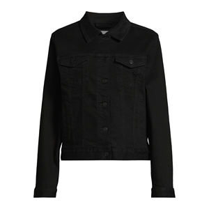 Chaqueta Vaquera Clásica para Mujer con Cierre de Botones, Prenda Exterior Informal a la Moda - Product Image 1