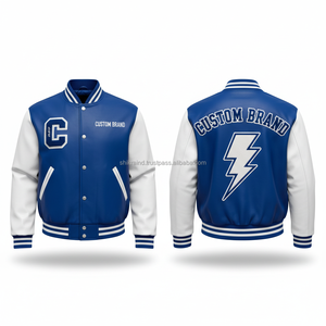 Custom Varsity Letterman <b>Jacket</b> Men Embroidered Logo <b>Baseball</b> <b>Bomber</b> <b>Jacket</b> Manufacturer - Product Image 2