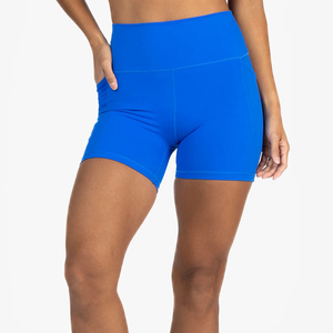 Shorts Deportivos de Cintura Alta Más Vendidos para Mujer, Shorts de Compresión Transpirables con Logotipo Personalizado, Unisex - Product Image 1